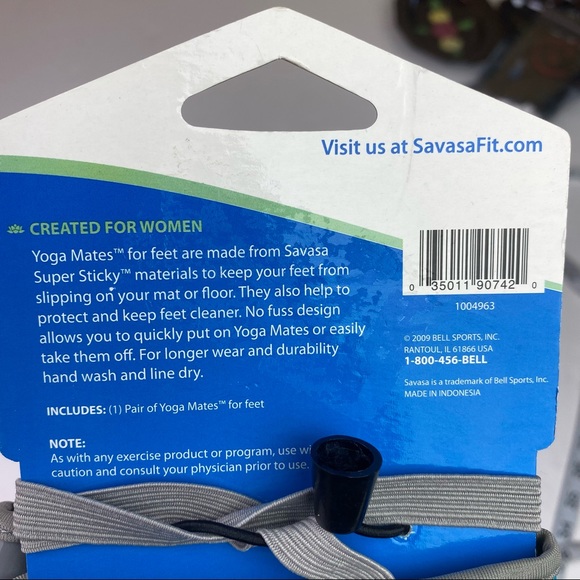 Savasa Yoga Mates M/L For Feet 9-11 Sticky Slip Proof Easy On/Off Protect New - Picture 5 of 5